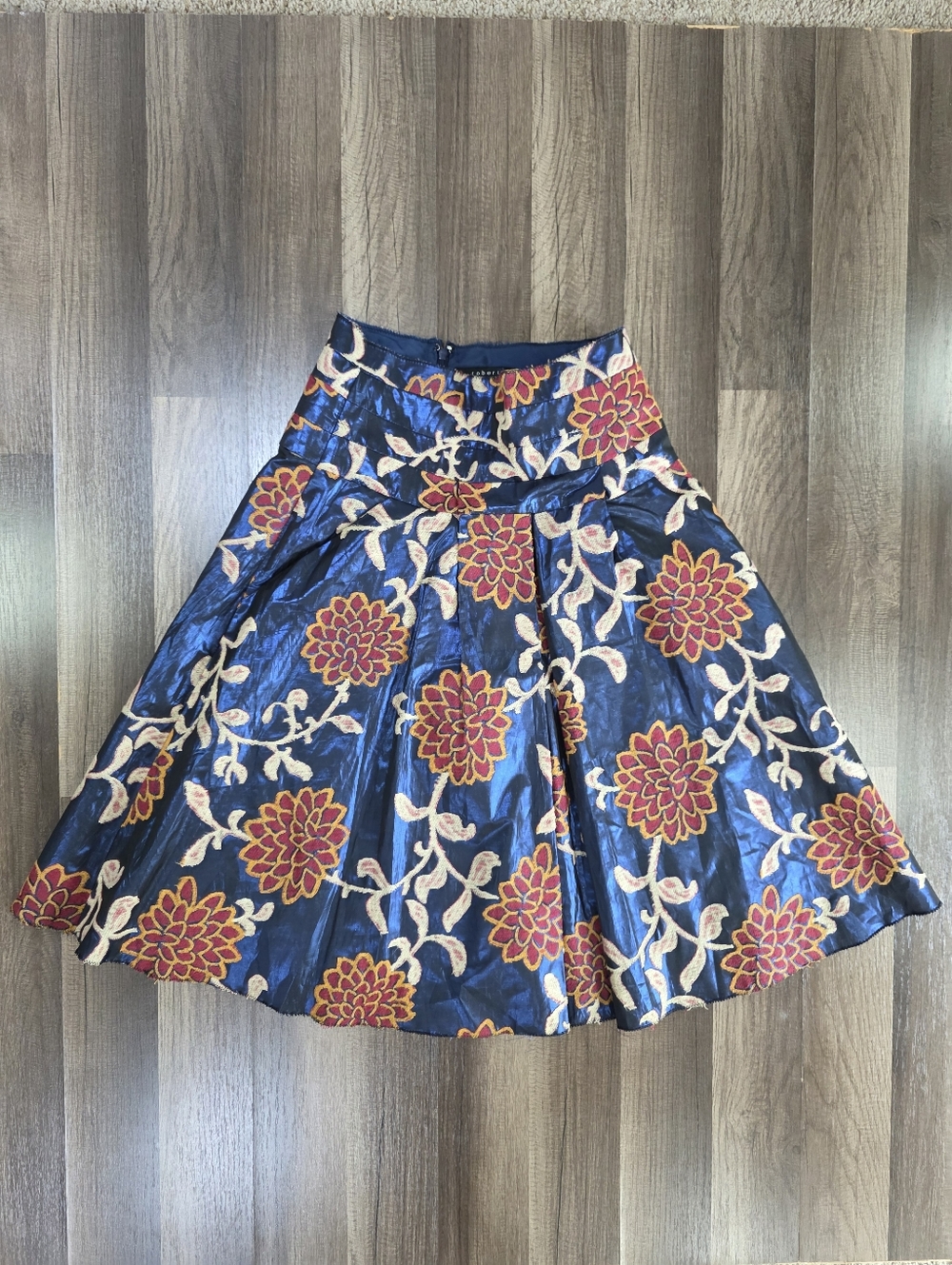 Vintage Robert Rodriguez Classic A-Line Floral Skirt Boroque Romantic Feminine.6